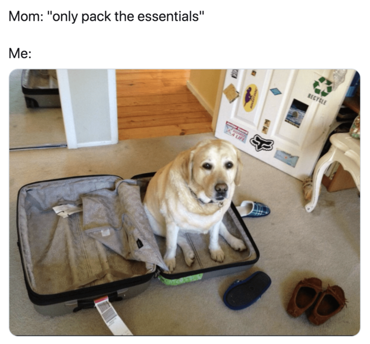 Only Pack the Essentials