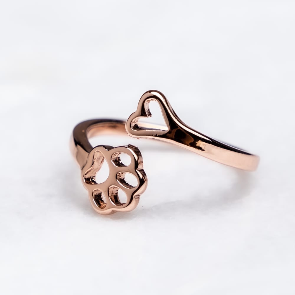 Always By My Heart Adjustable Ring - Rose Gold