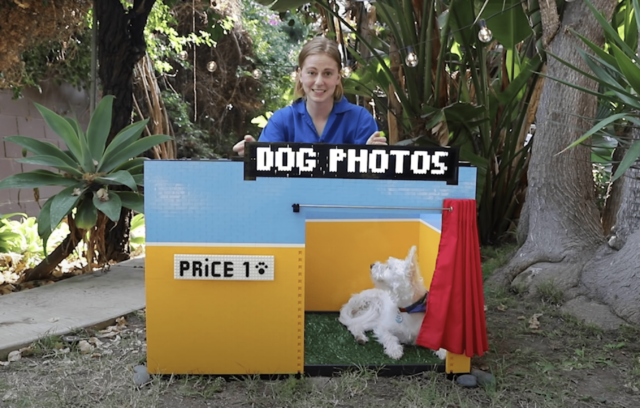 Dog photo booth