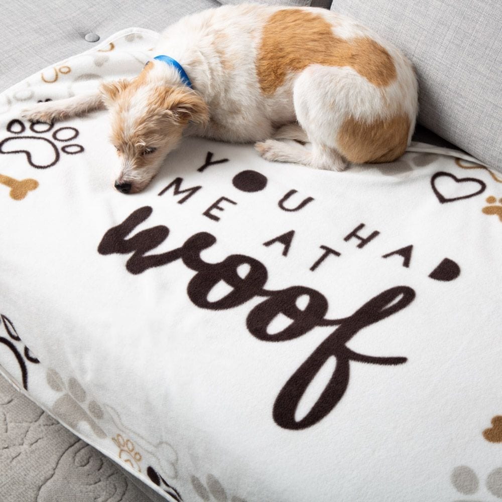 Image of Give Warmth™️ Buy One Give One Premium Dog Blanket: You Had Me At Woof 🎄 Deal 35% Off!