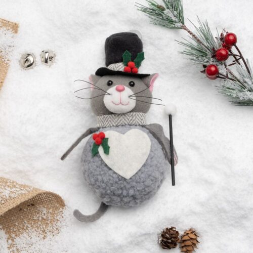 Warm Hearts ❤️ Full Bellies Ornament Collection🎄Higgins The Rescue Kitty