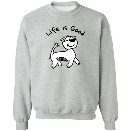 Life Is Good Grey Sweatshirt- Deal 20% OFF!
