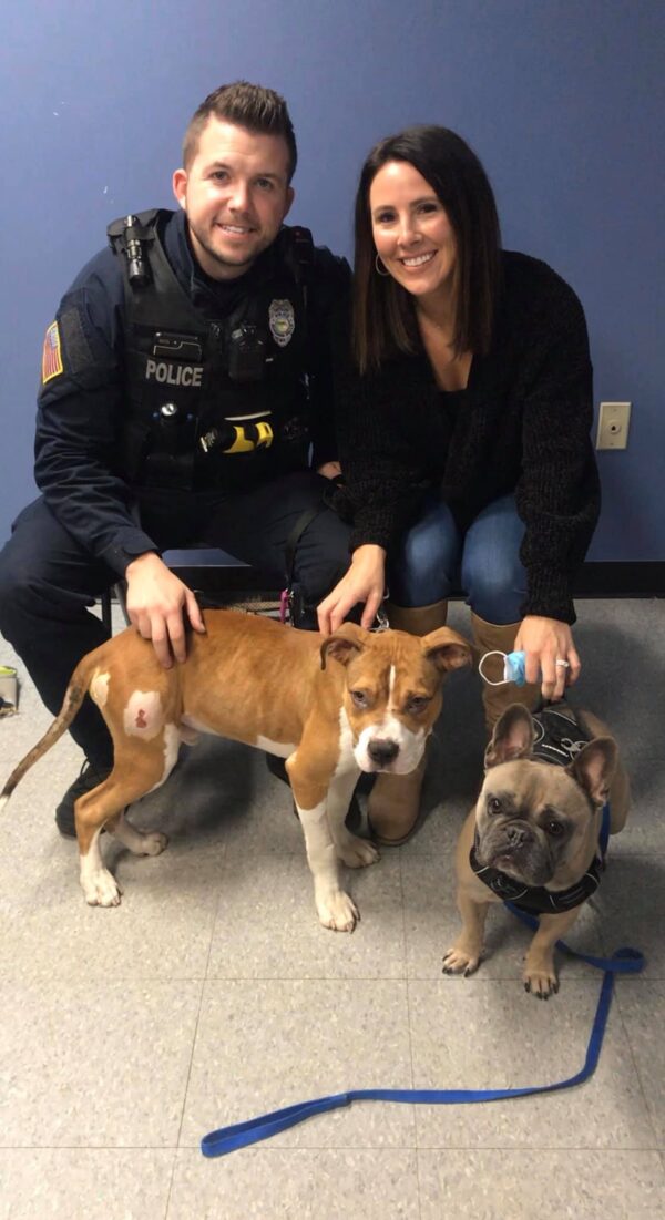 Officer adopts puppy