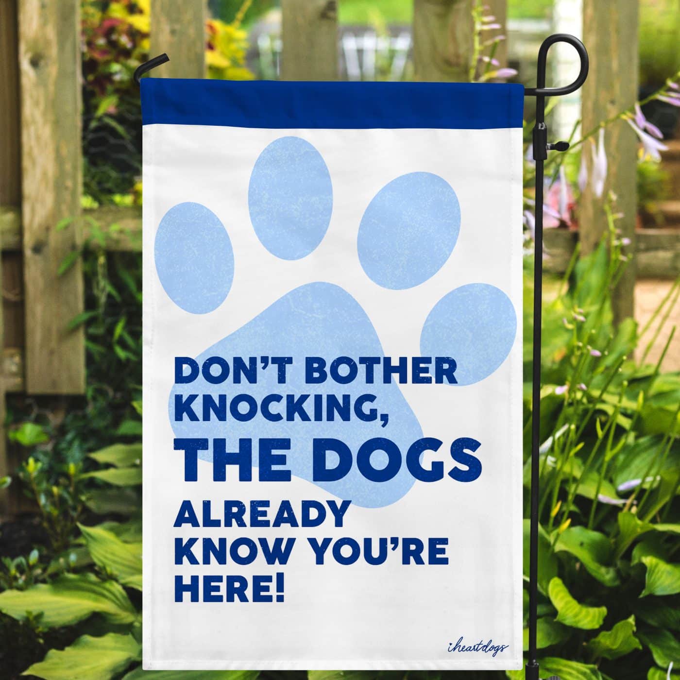 Don't Bother Knocking Garden Flag- Outdoor Yard Decor