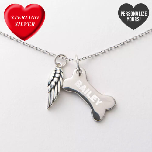 Forever My Angel Personalized Sterling Silver Necklace