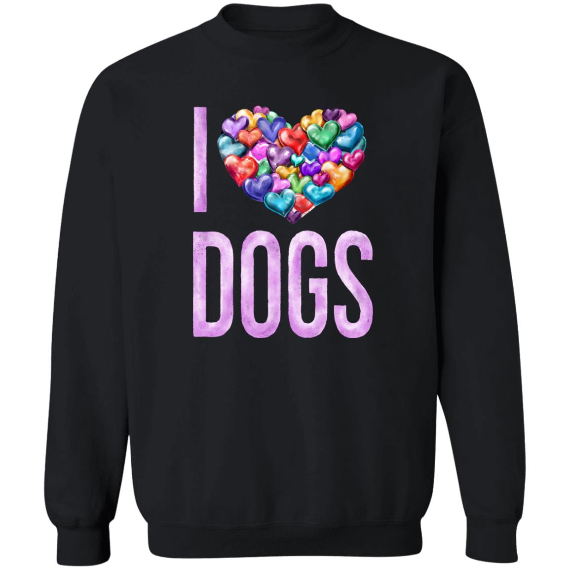 Image of For The Love Of Dogs Sweatshirt Black