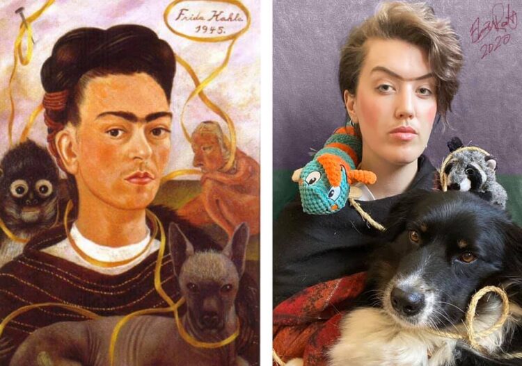 Frida Kahlo recreation