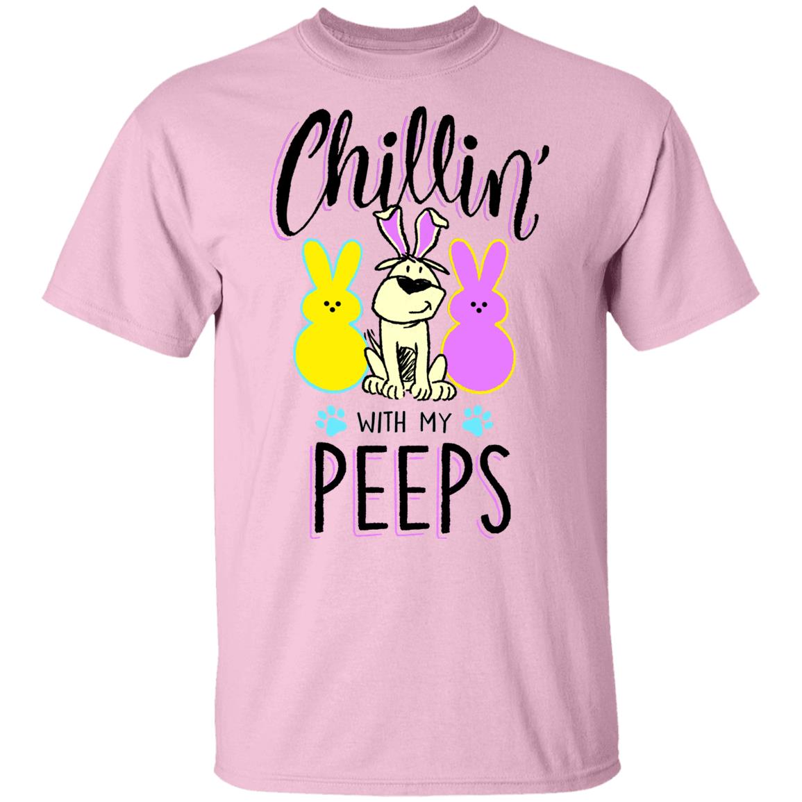 Chilln' With My Peeps-  🐰 Kids Tee (Pink)