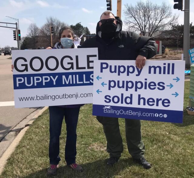 Puppy mill protest