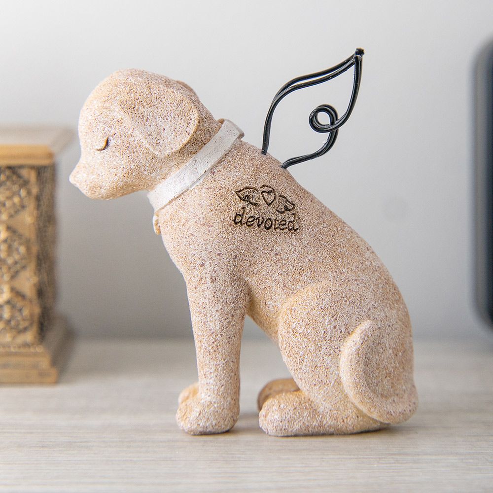 Image of Devoted Dog Angel Memorial Statue-Limited Time Offer