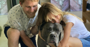 Kaley Cuoco adopts mastiff