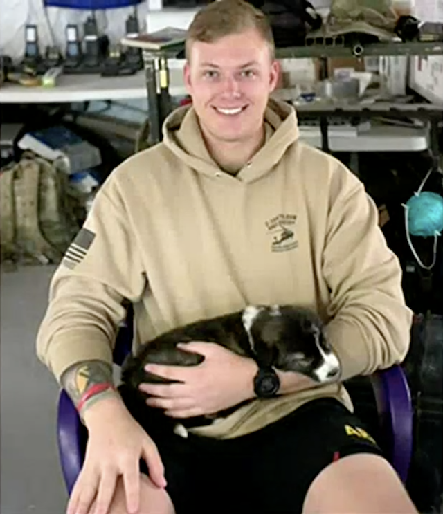 Soldier Finds Tiny Puppy