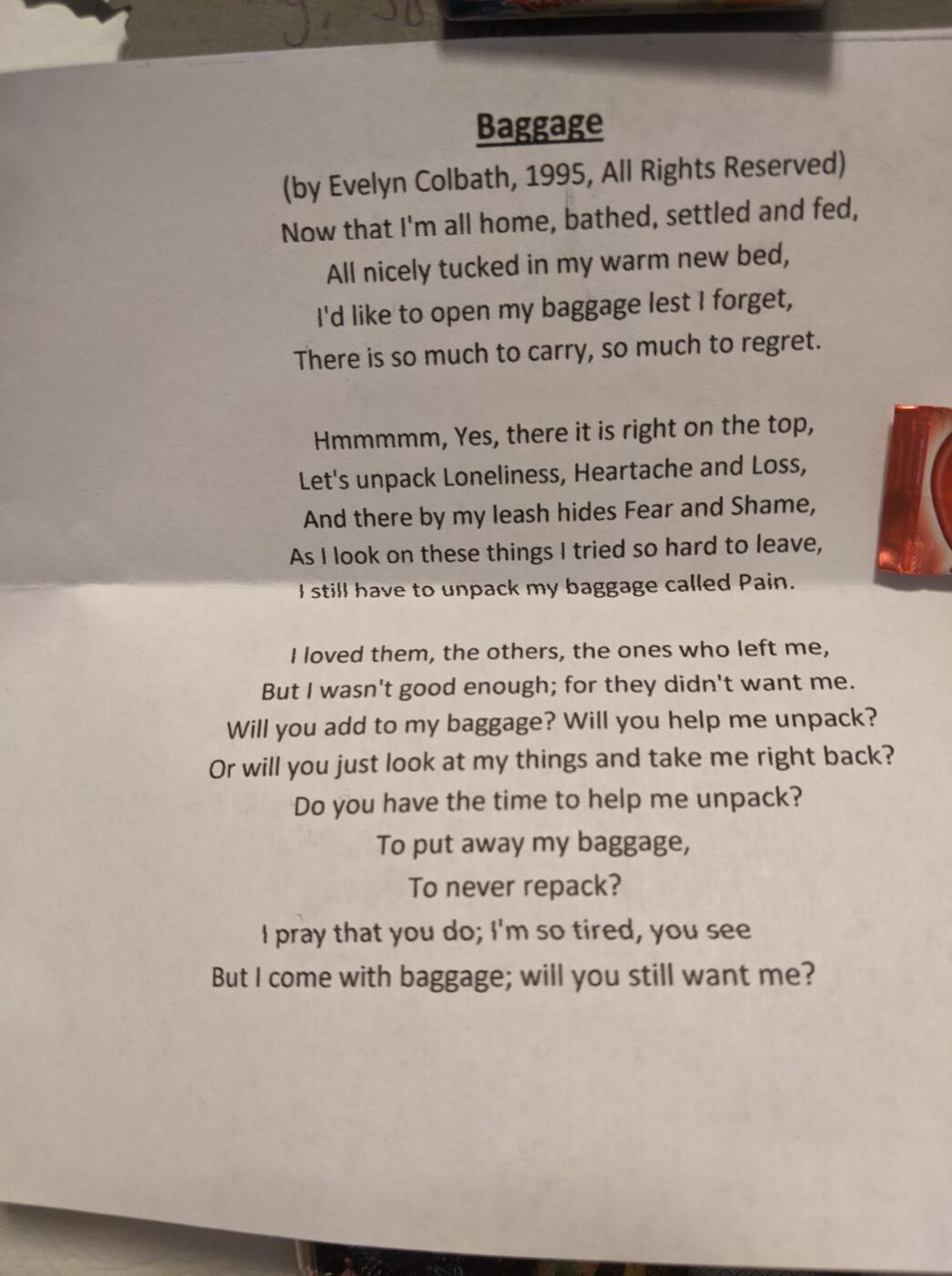 Shelter Includes Emotional Poem With Rescue Dog's Adoption Paperwork