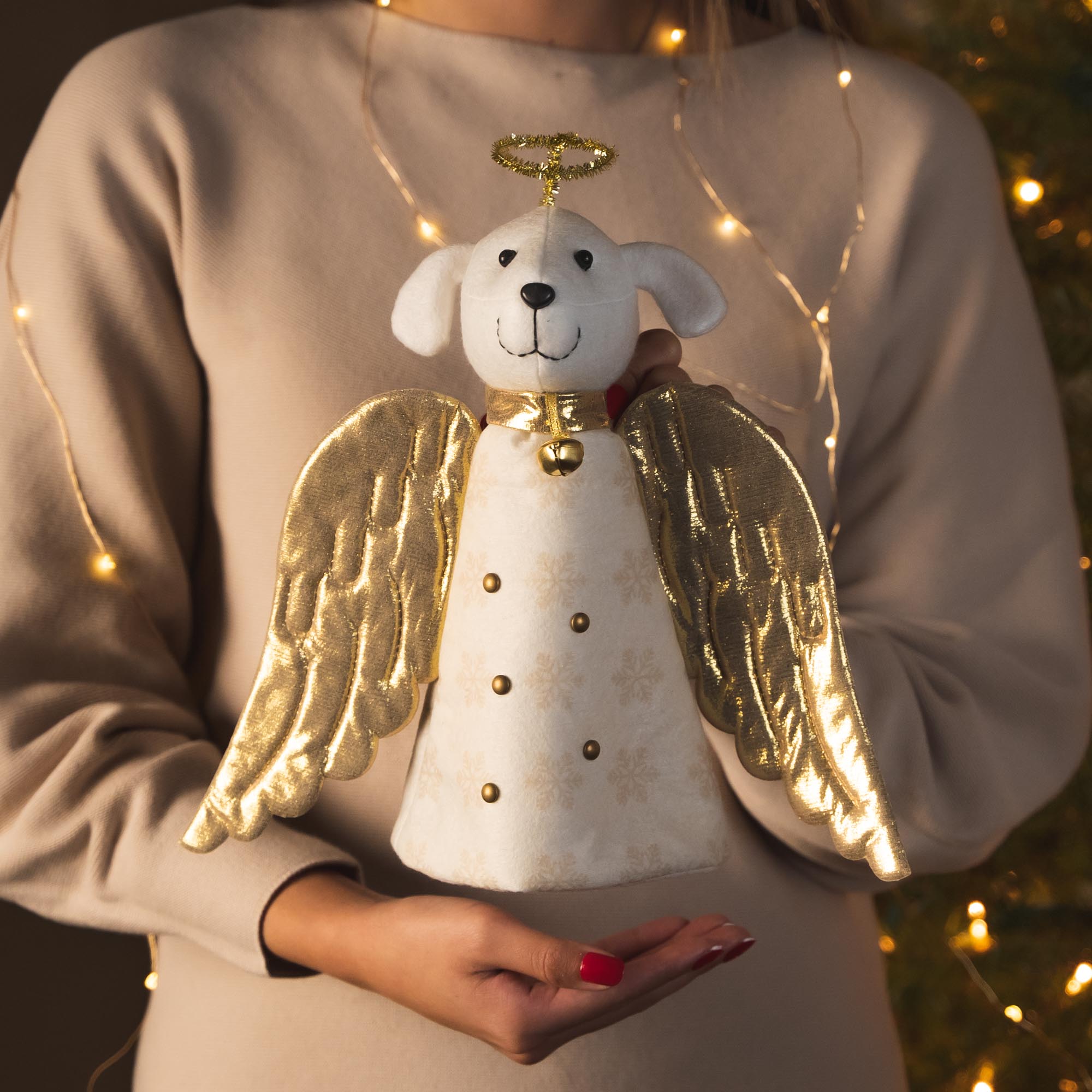 Conversation Concepts West Highland Terrier Angel Tree Topper