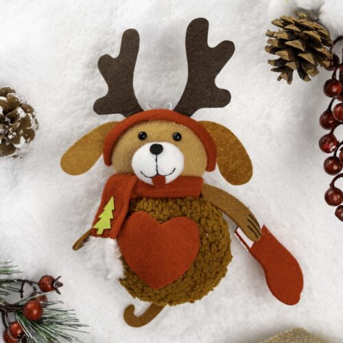 Warm Hearts ❤️ Full Bellies Ornament Collection 🎄 Reindeer Dog the Rescue Pup- Deal 75% OFF