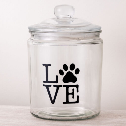 LOVE  ❤️ Paw Treat Jar  (with Special 50% off Dental Stick offer! )