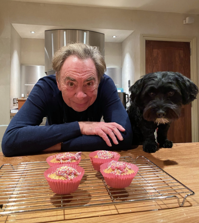 Andrew Lloyd Webber and Dog Baking