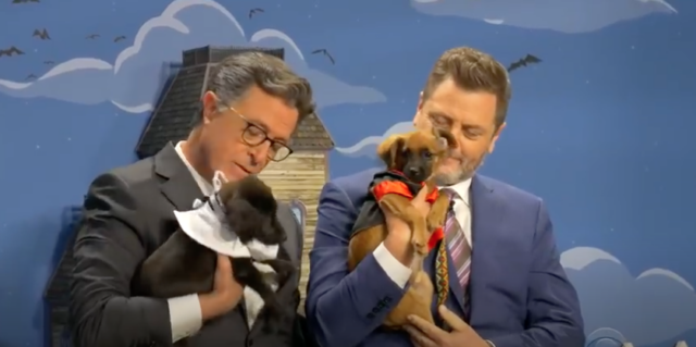 Colbert and Offerman