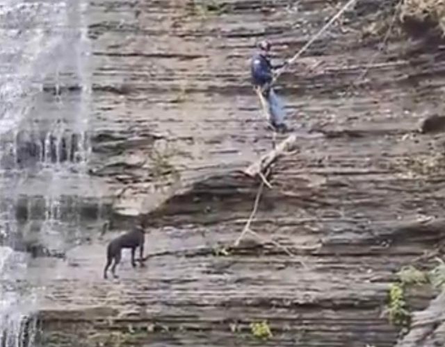 waterfall rescue
