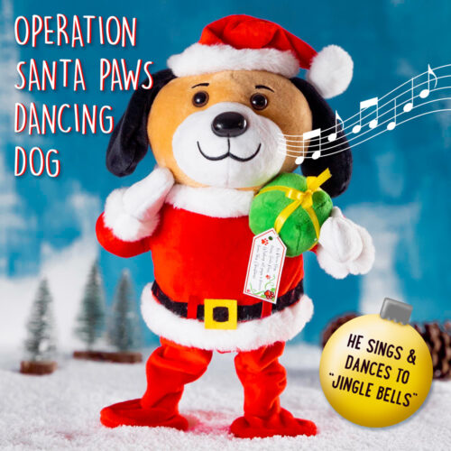 Operation Santa Paws Dancing 'Jingle Bells' 🎵 Dog Home Decoration  - Deal 38% OFF!