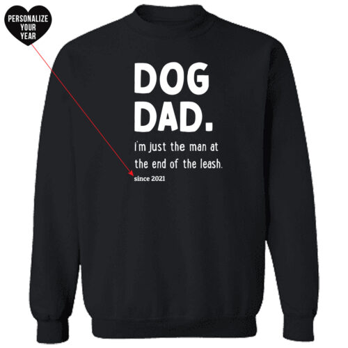 Man At The End Of The Leash Sweatshirt Black