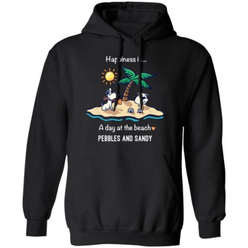 Happiness Is A Day At The Beach Hoodie Black