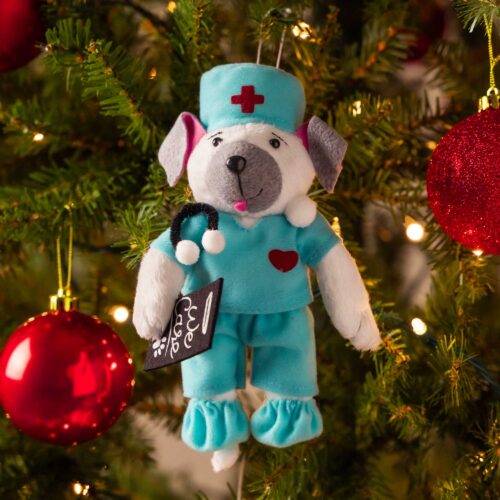 Heart Of Gold Rescue Keepsakes 💛 'Doggie Bowser' Christmas Ornament  - Deal 35% OFF!