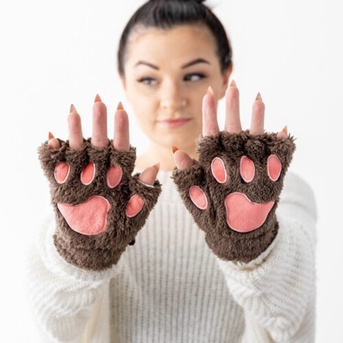 FREE Giving Paws Warm & Fuzzy Gloves - Nightfall