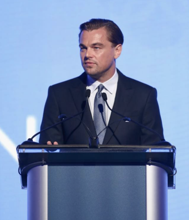 Leonardo DiCaprio speaking