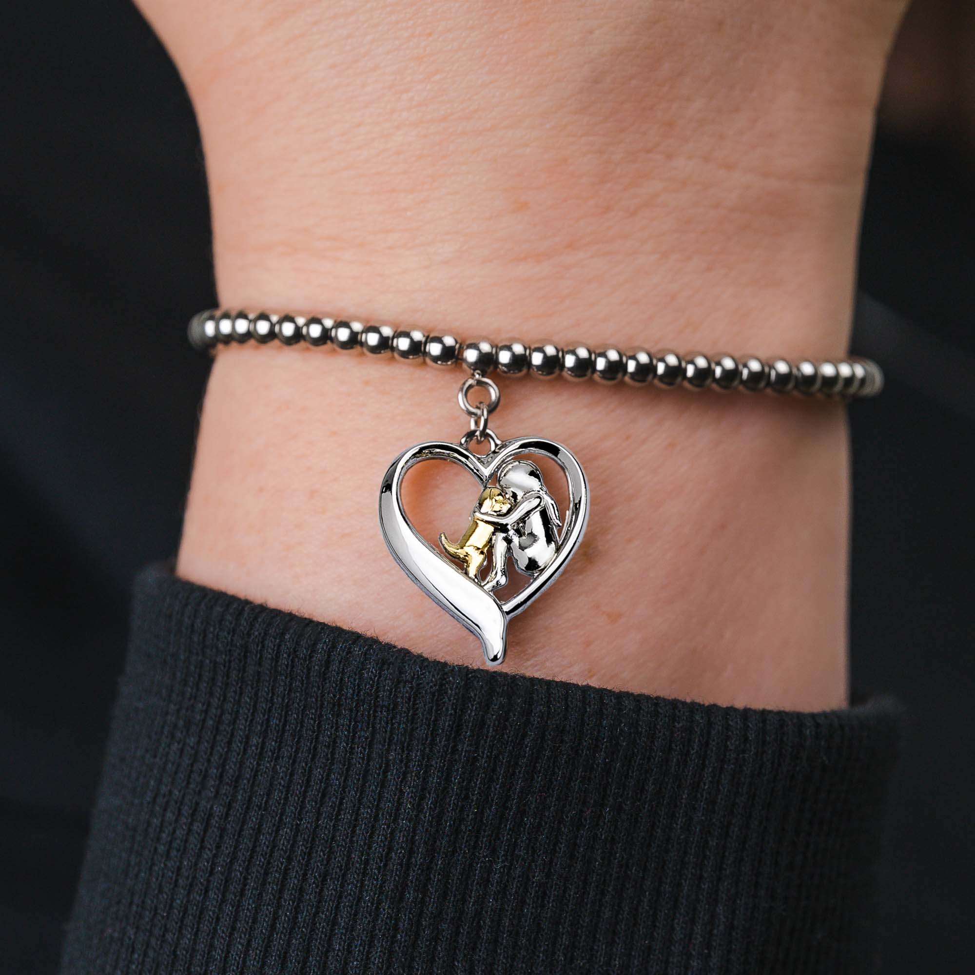 Image of Always By My Side &amp; Forever In My Heart Bracelet - Designed for Dog Lovers- Limited Time Offer