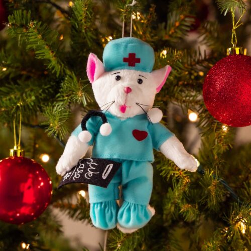 Heart Of Gold Rescue Keepsakes 💛 'Kitty Nightintale' Christmas Ornament  - Sneak Peak Special Pricing 35% Off!