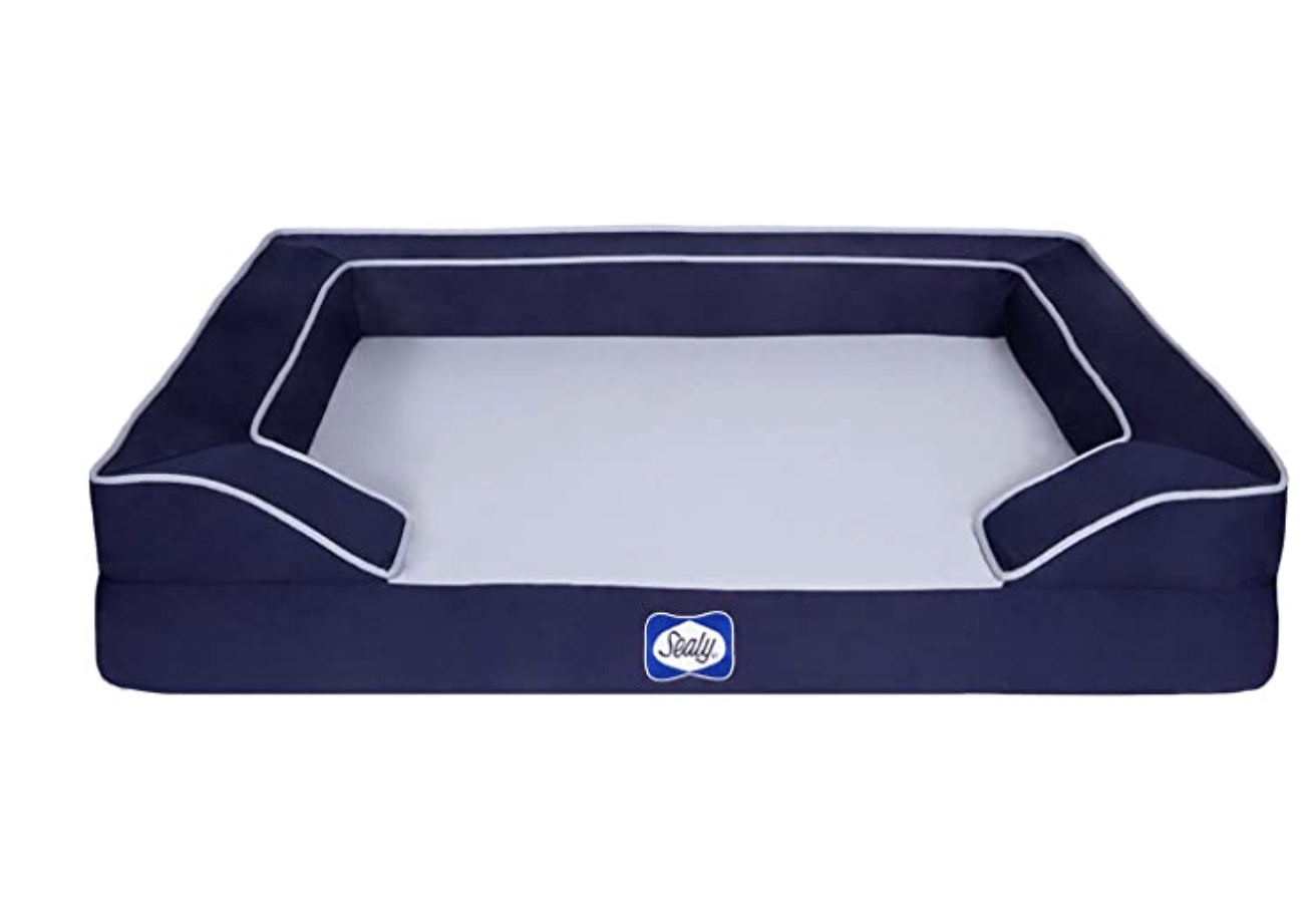 SEALY Lux Pet Dog Bed With Memory Foam