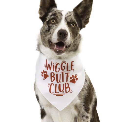 Wiggle Butt Club Dog Bandana-Super Deal $1.20 (Limit 1 Per Customer)