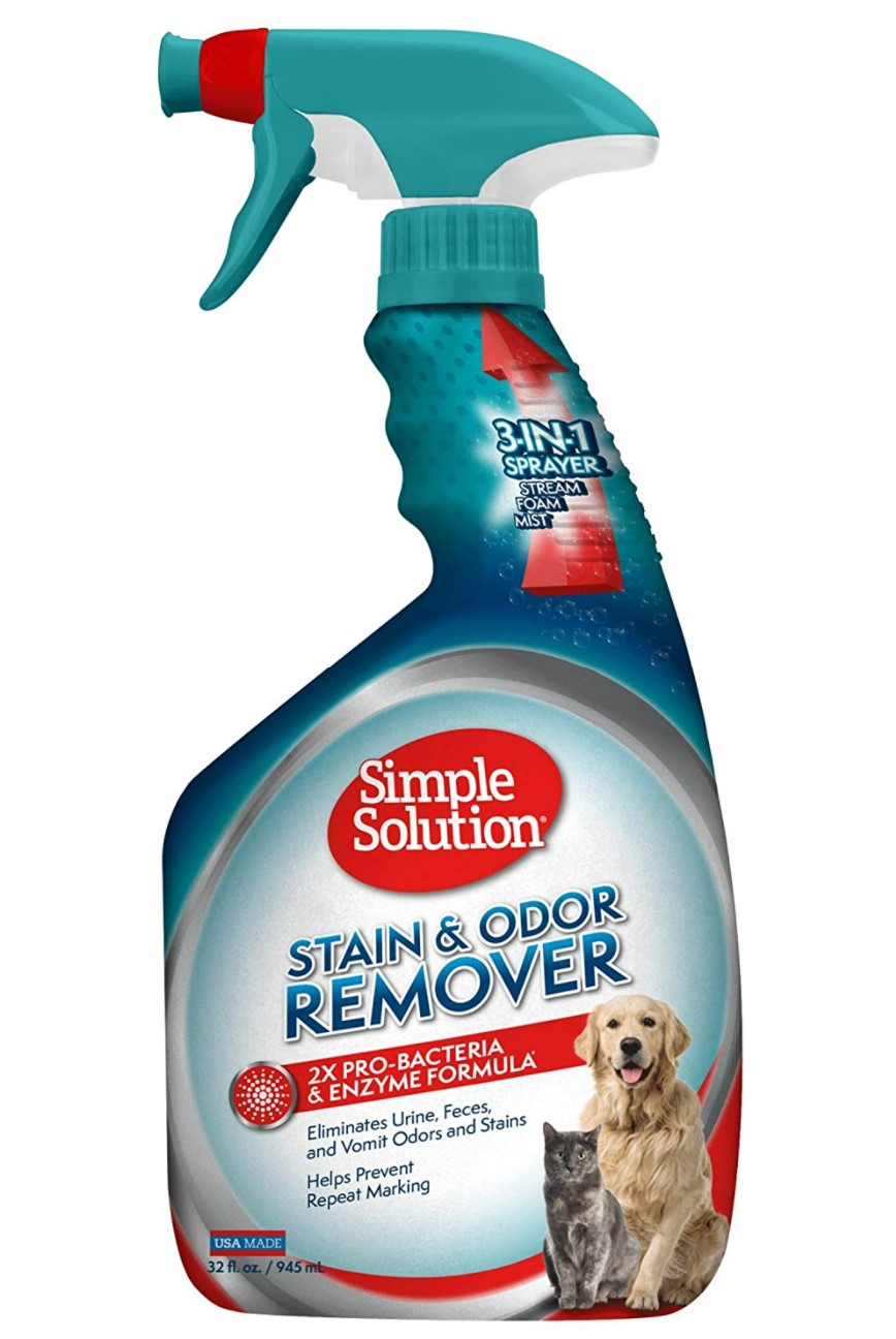 Simple Solution Pet Stain & Odor Remover with Pro-Bacteria and Enzyme Formula