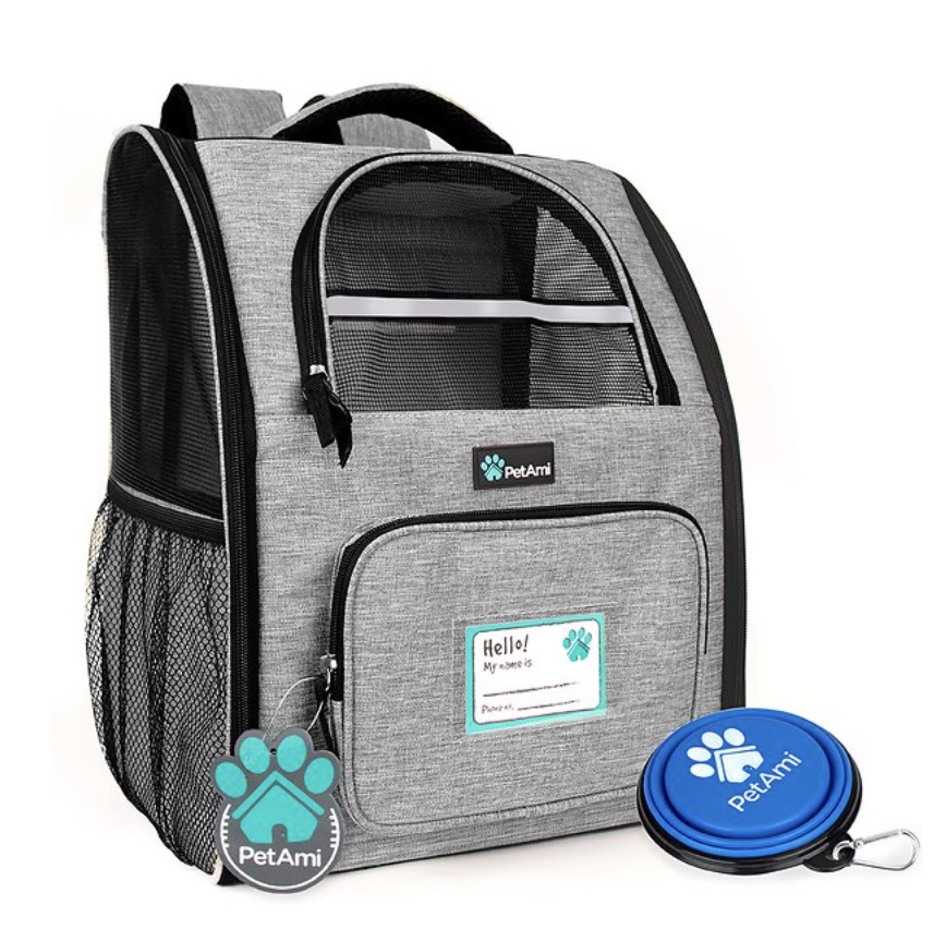 PetAmi Deluxe Backpack Dog &amp Carrier (Porte-chien et chat)