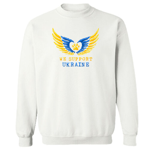Wings For Ukraine Sweatshirt White