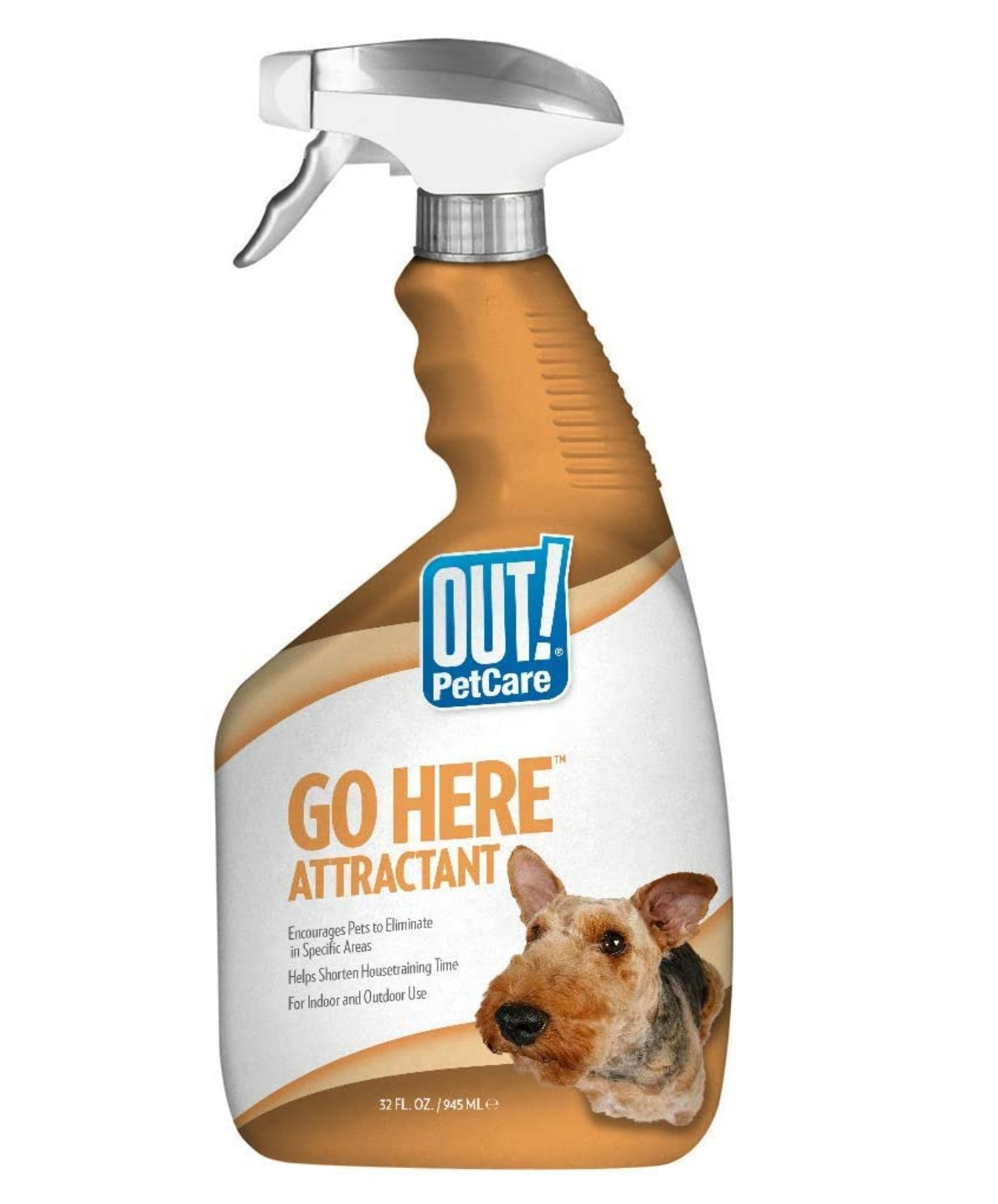 OUT!  PetCare Go Here Attractant Dog Training Spray