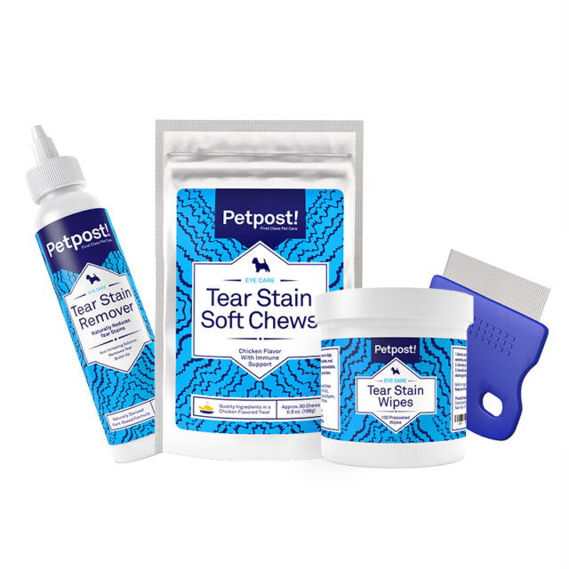 Dog tear stain remover products