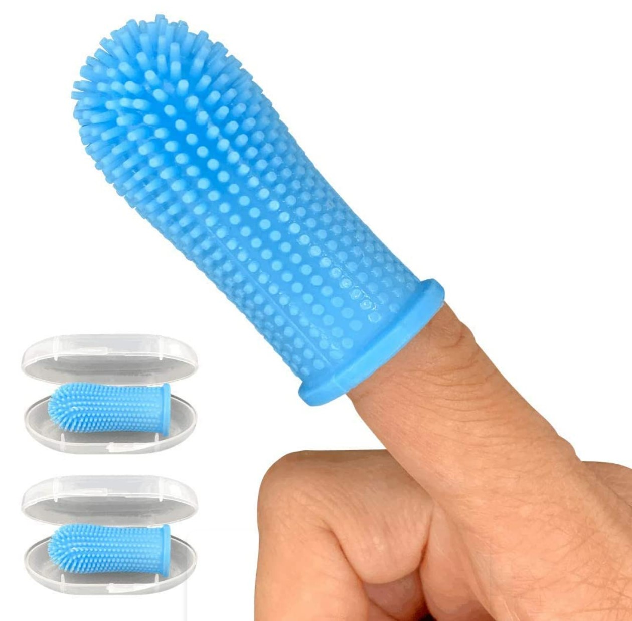 Jasper 360º Dog Fingerbrush Toothbrush