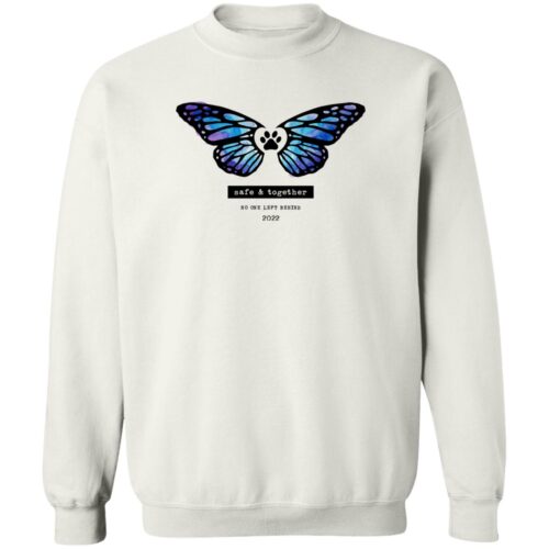 Safe & Together Watercolor Sweatshirt White