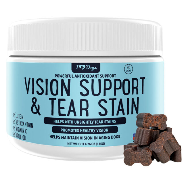 iHeartDogs vision and tear stain