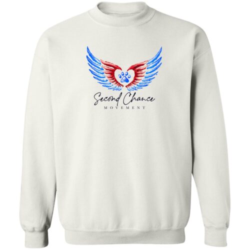Second Chance Movement™ One Way Ticket To Freedom Sweatshirt White