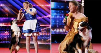 Dancing dog on America's Got Talent