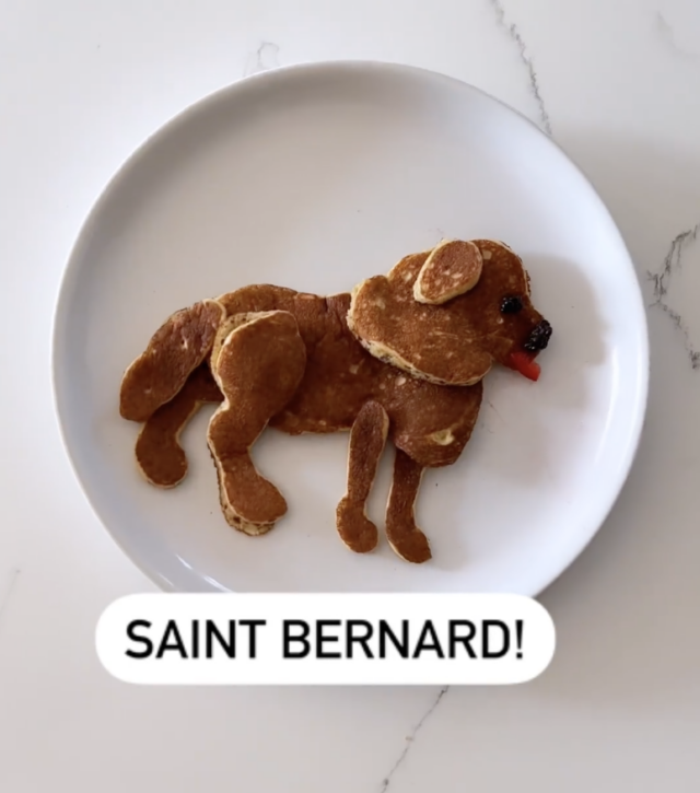 Saint Bernard pancake
