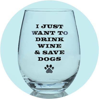 Wine Glasses for Dog Lovers Products