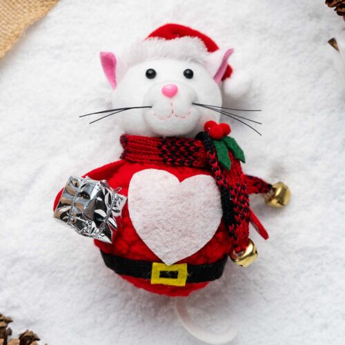 Jolly The Rescue Kitty Christmas Cat Ornament  (4″ Tall ) - Buy 1 Get 63% Off or Collect All 3 for $16.50
