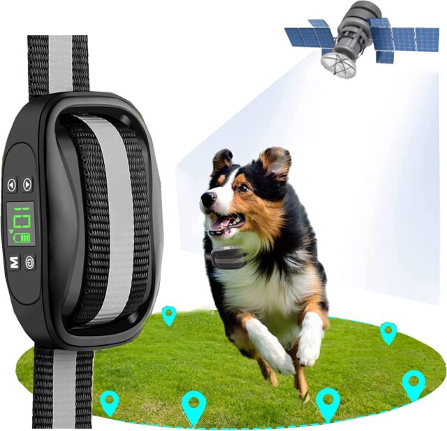 Clôture invisible sans fil GPS pour chien