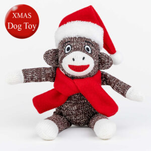 Your Dog’s Very Own Christmas Santa Sock Monkey Toy – Collectable Nostalgic Dog Toy- Deal 46% OFF!
