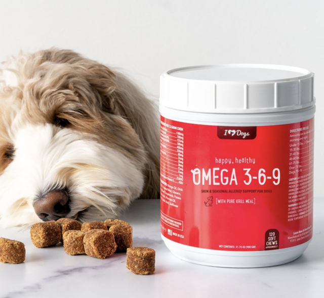 iHeartDogs omega supplements