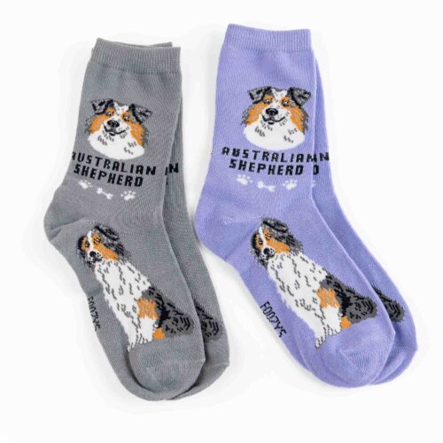 My Favorite Dog Breed Socks ❤️ Australian Shepherd - 2 Set Collection